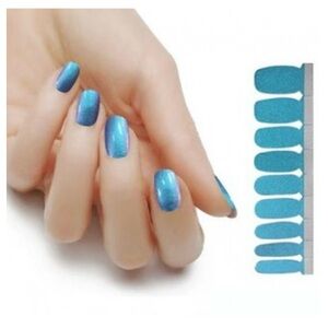 Blue Nail Wraps
